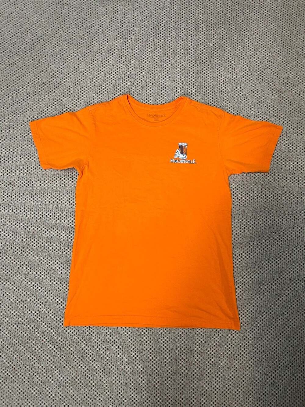 Margaritaville Orange Graphic T-Shirt 'Trespassers Will Be Offered A Shot'